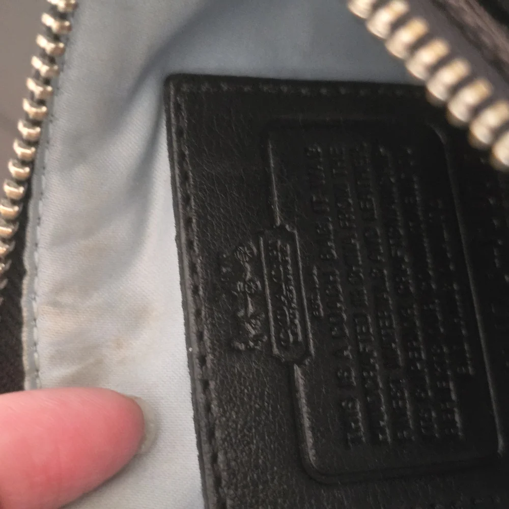 Coach Signature Black and Brown Crossbody - Picture 6 of 11